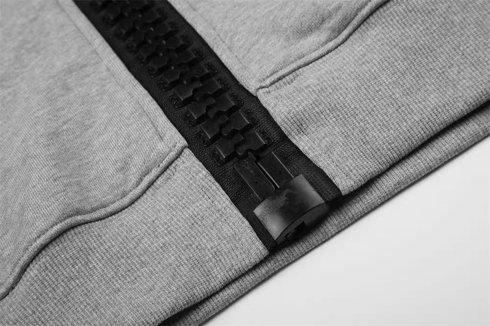 Statement Graphic Zip-Up Hoodie
