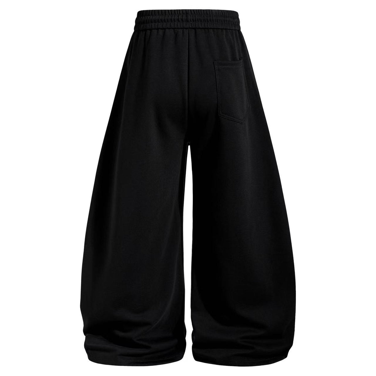 Streetwear Camo Patchwork Letter Number Graphic Baggy Wide-Leg Sweatpants