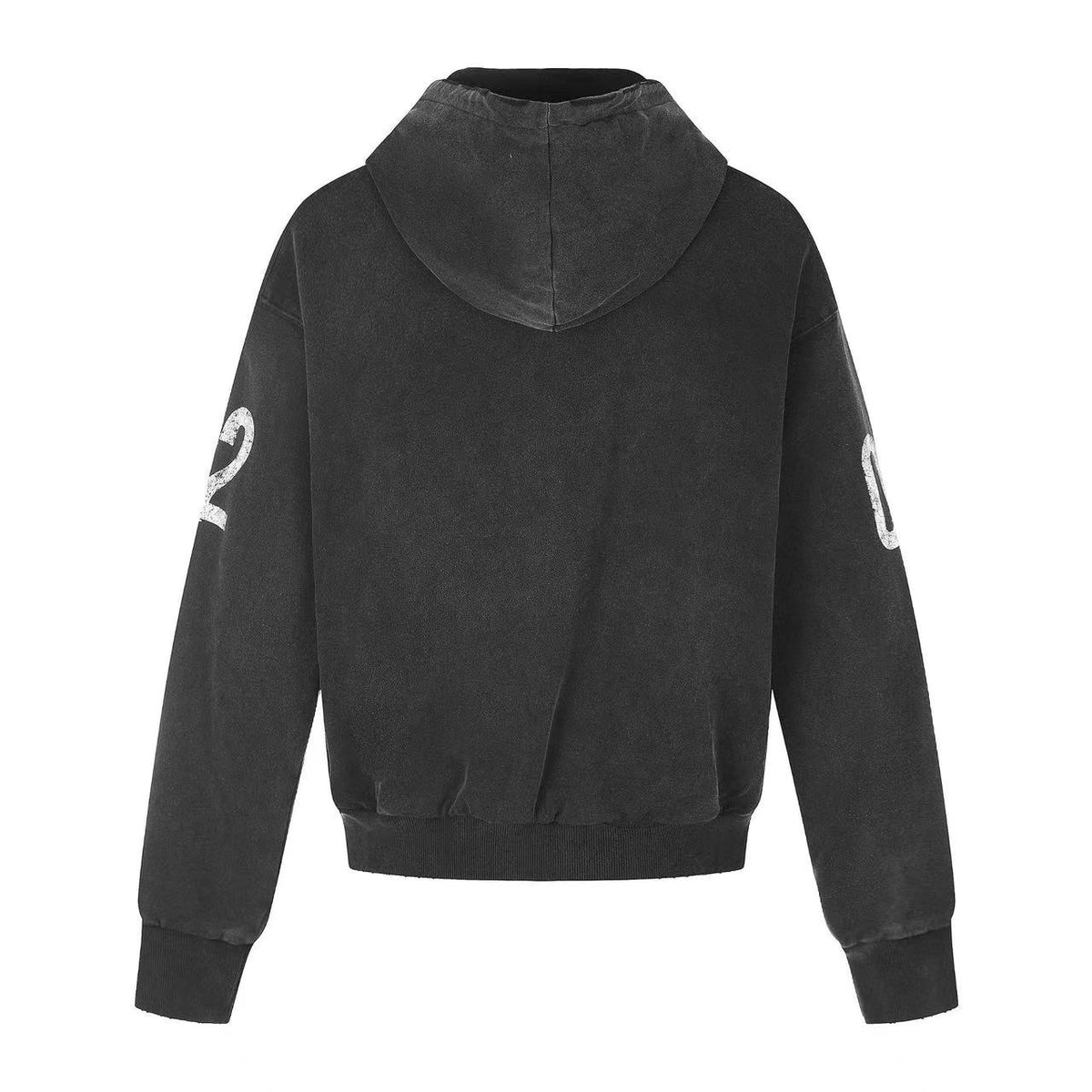 Wash Vintage 02 Graphic Zip Up Hoodie