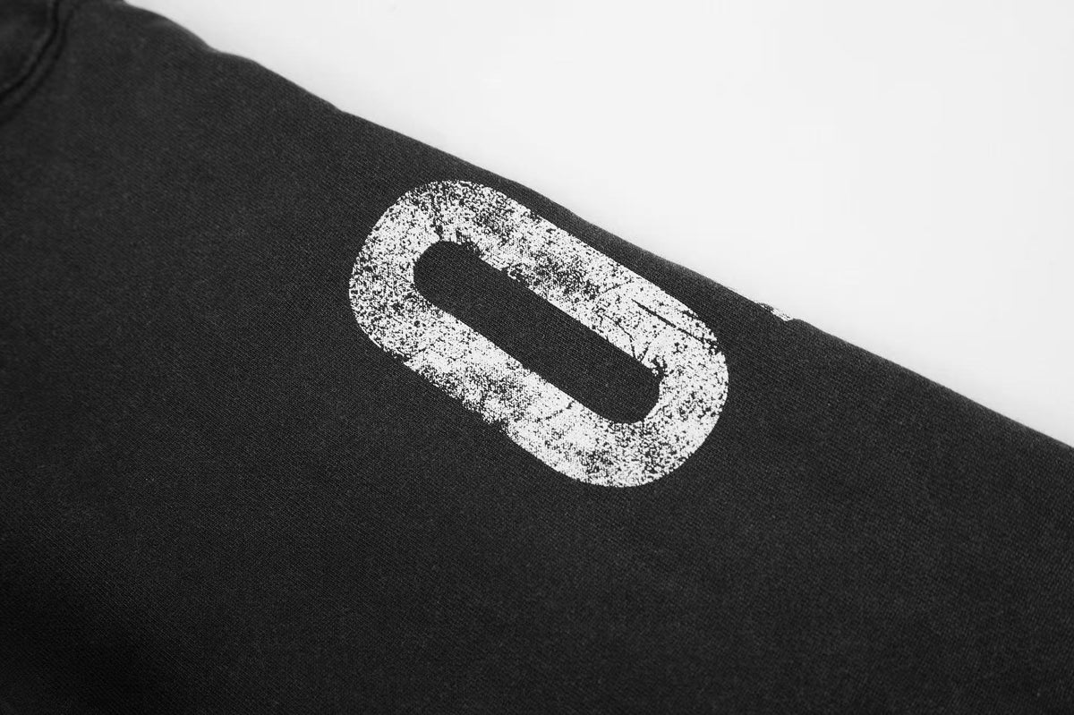 Wash Vintage 02 Graphic Zip Up Hoodie