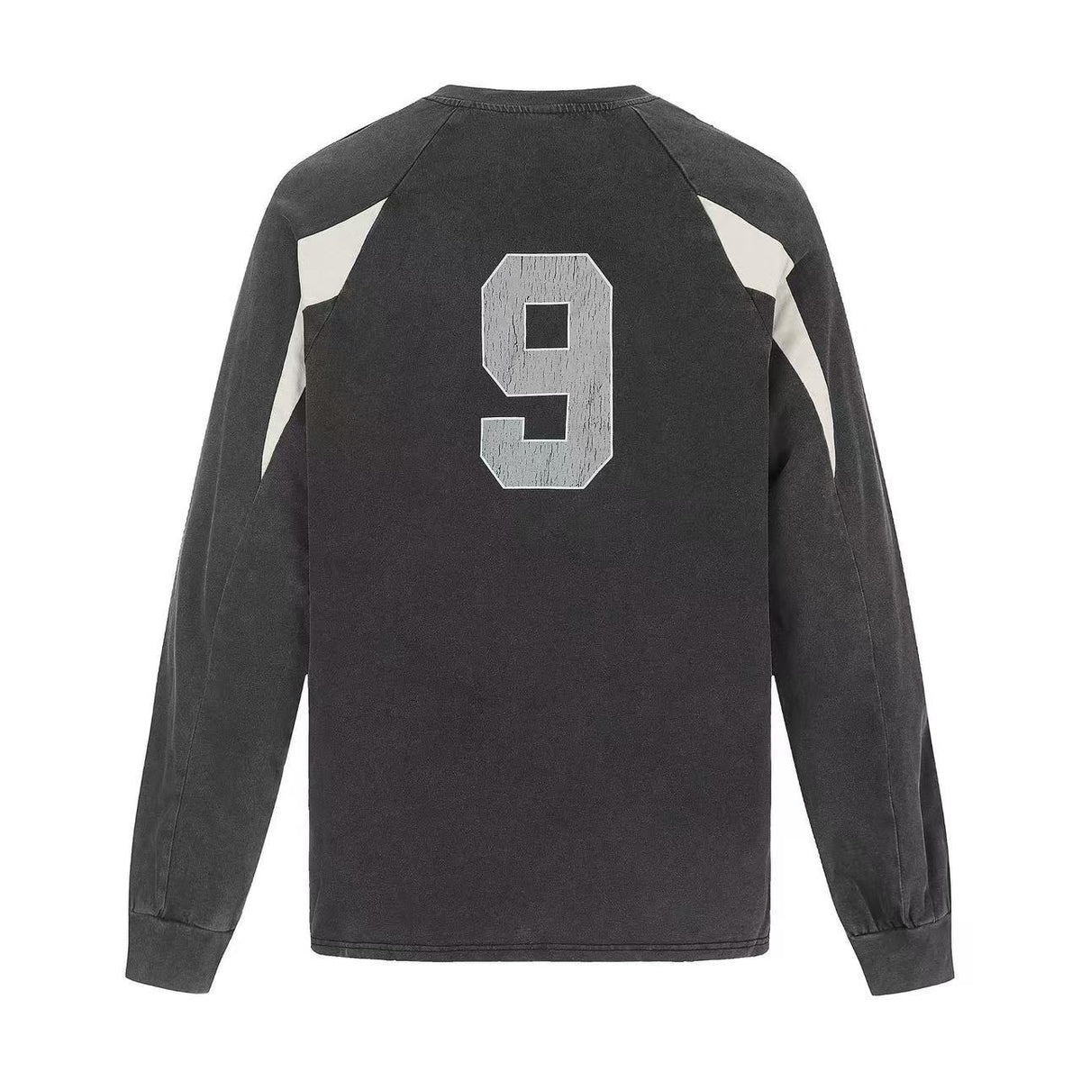 Wash Vintage 9 Graphic Raglan Long Sleeve