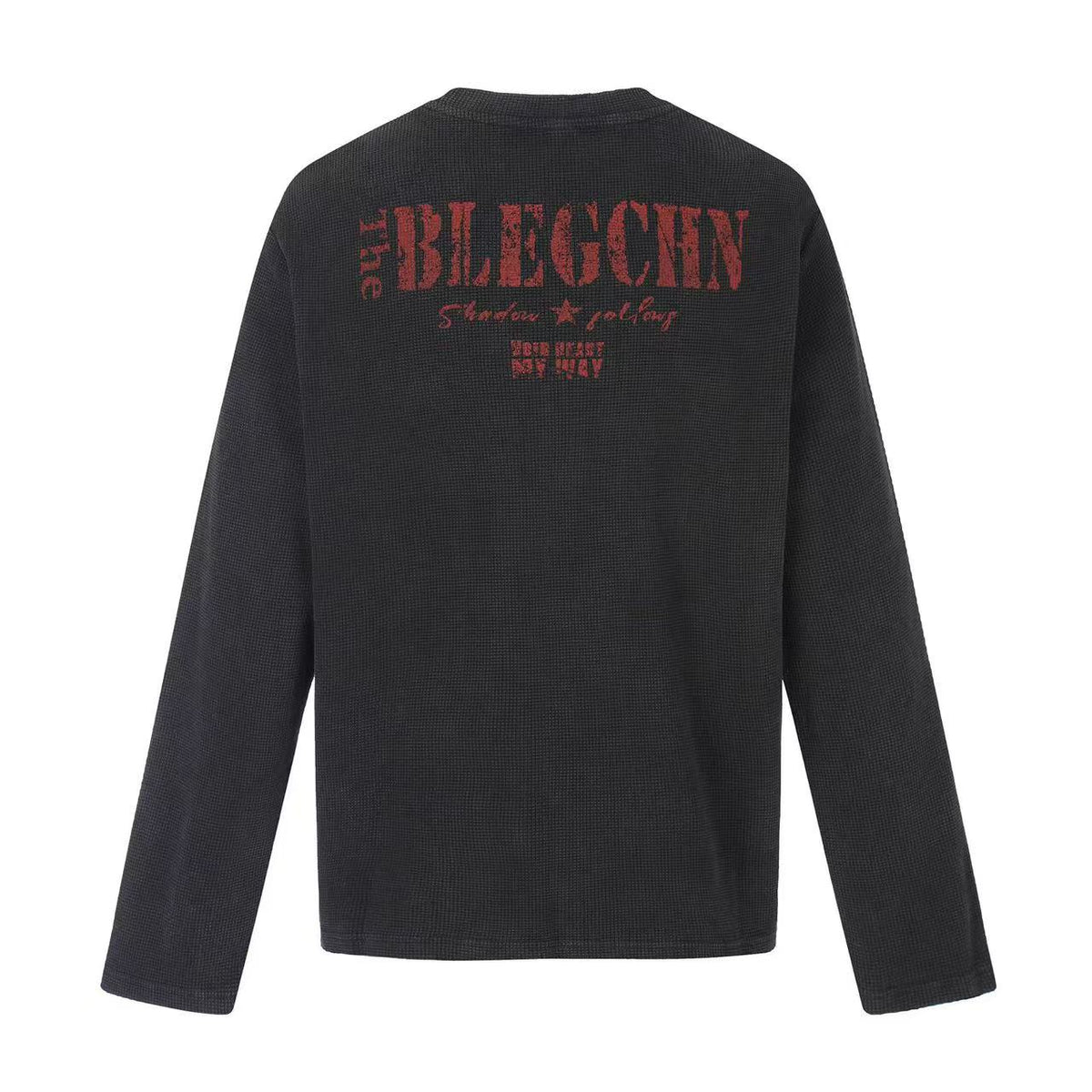 Vintage Flag Tongue Waffle Long Sleeve