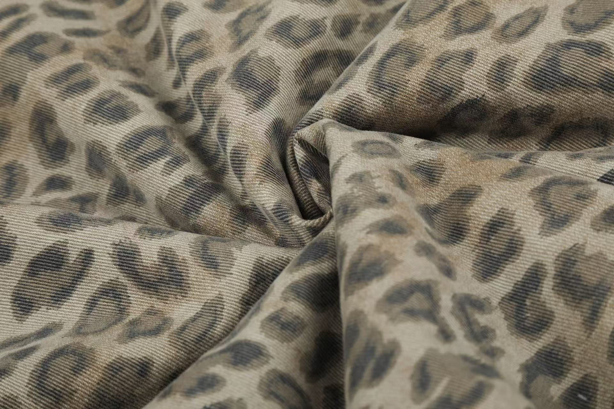 Reversible Leopard Print & Solid Faux Fur Jacket