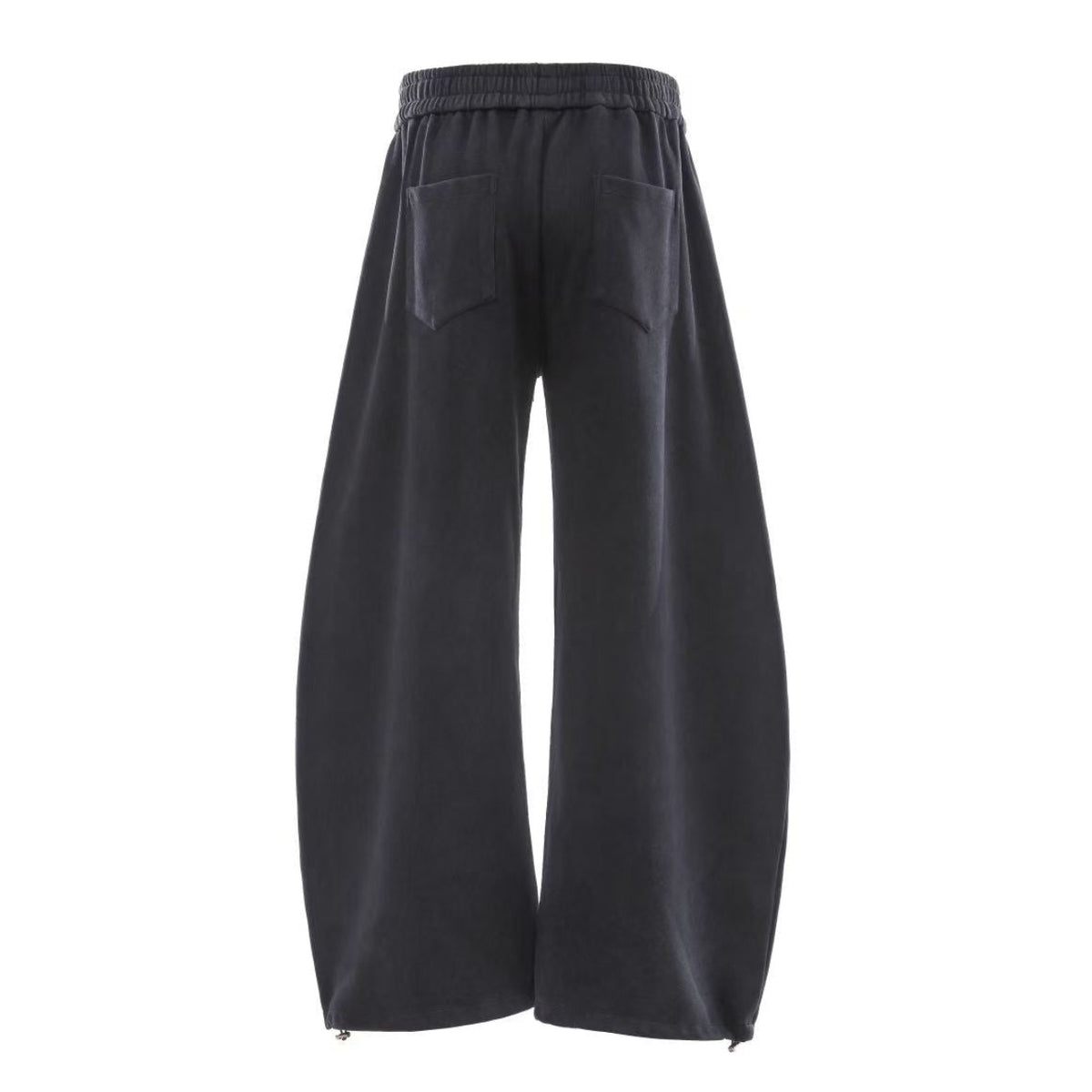 Streetwear Washed Stars and Stripes Print Wide-Leg Sweatpants