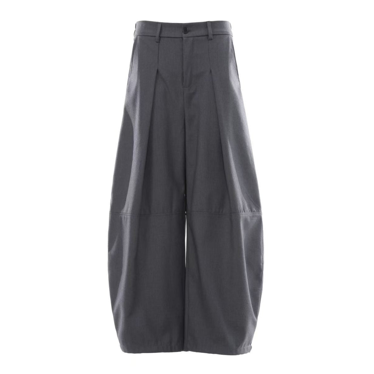 Pleated Balloon Wide-Leg Baggy Suit Pants