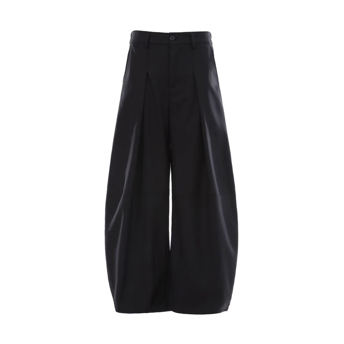 Pleated Balloon Wide-Leg Baggy Suit Pants