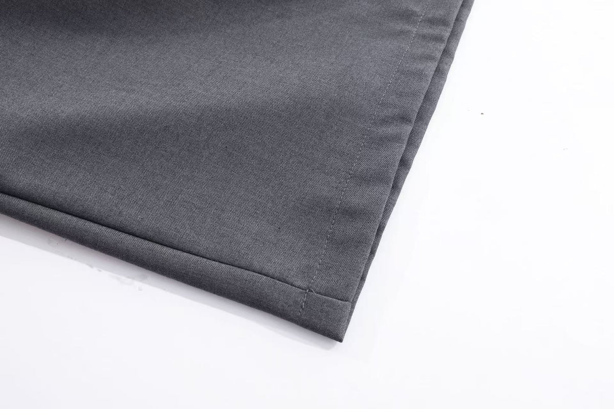 Pleated Balloon Wide-Leg Baggy Suit Pants