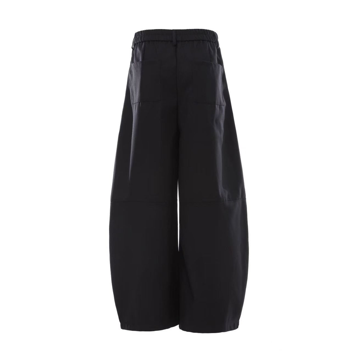 Pleated Balloon Wide-Leg Baggy Suit Pants