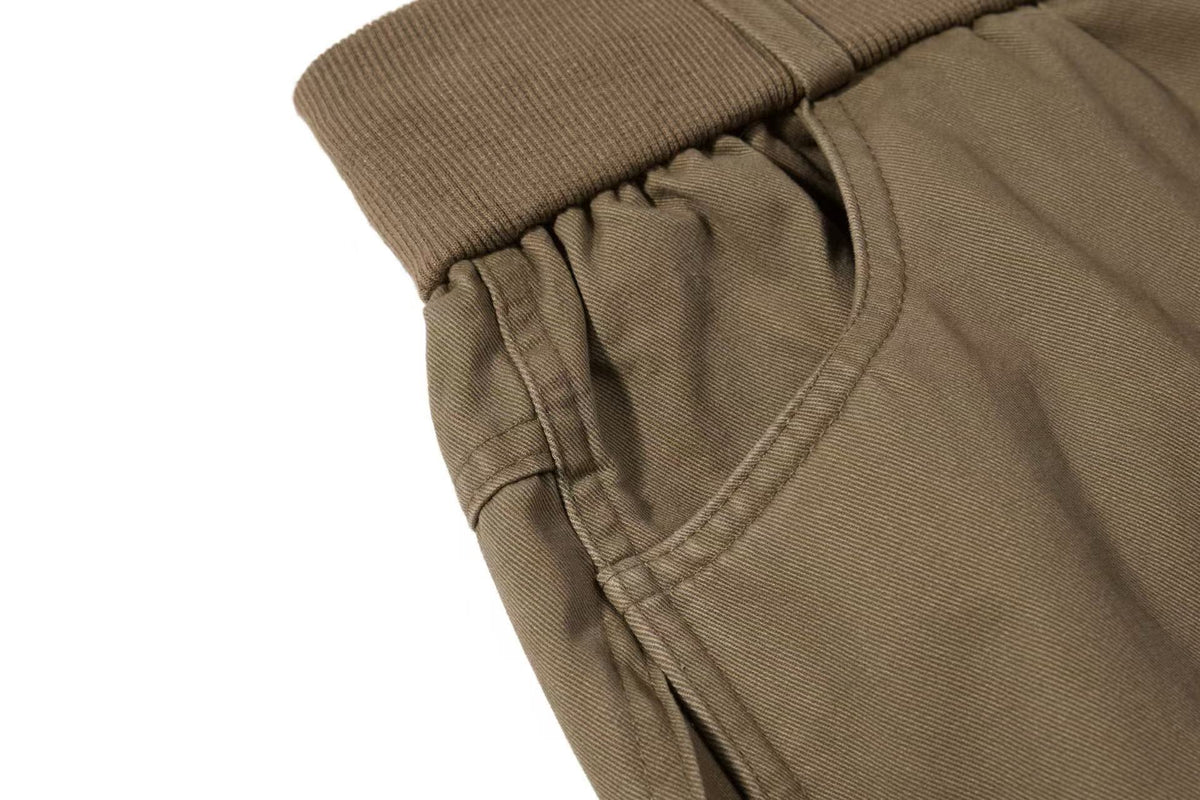 Vintage Baggy Wide Leg Lace-up Pocket Cargo Pants
