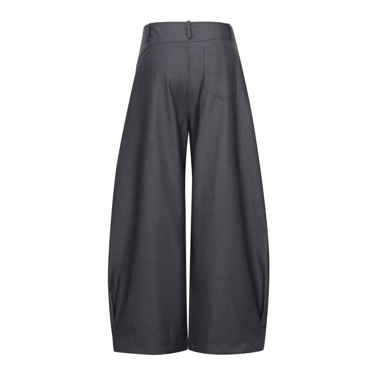 High Waist Pleated Wide-Leg Suit Pants