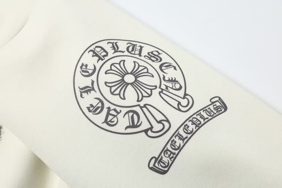 Streetwear Flag Graphic Zip-Up Hoodie