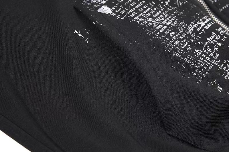 Vintage 565 Shield Graphic Zip-Up Hoodie