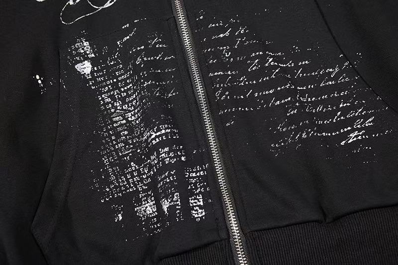 Vintage 565 Shield Graphic Zip-Up Hoodie