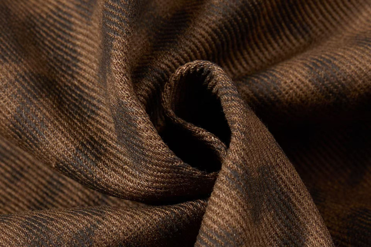 Cropped Leopard Print Side Stripe Script Embroidery Track Jacket