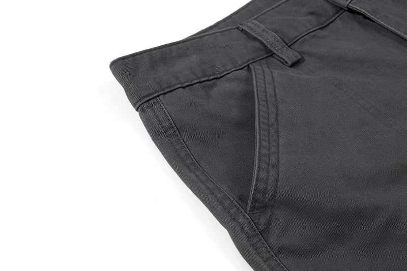 Vintage Washed Wide Leg Cargo Pants