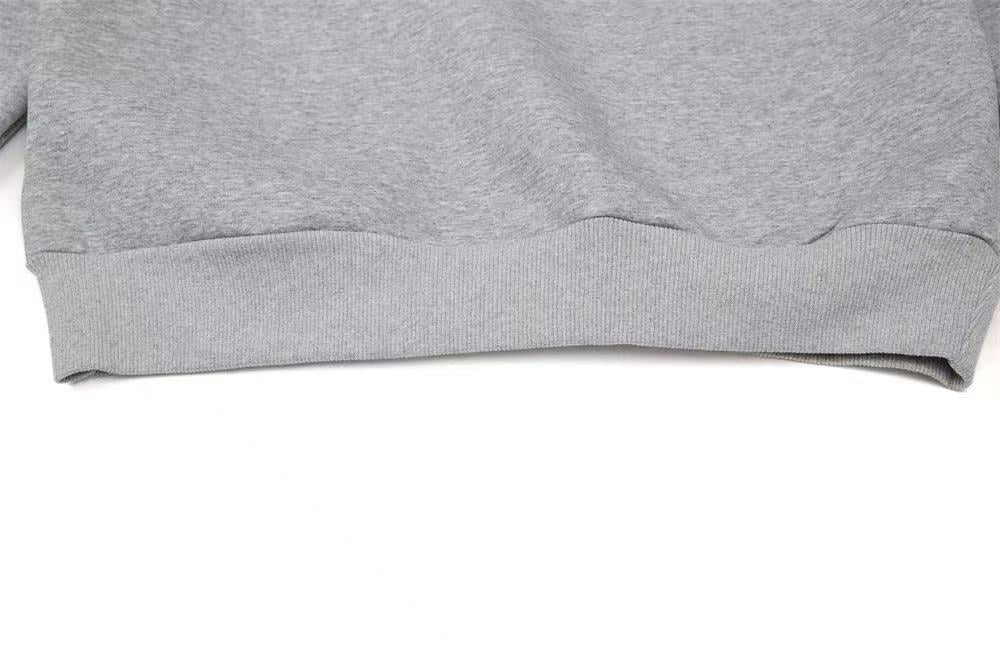 Cropped Bold Block Letter Slogan Pullover Hoodie