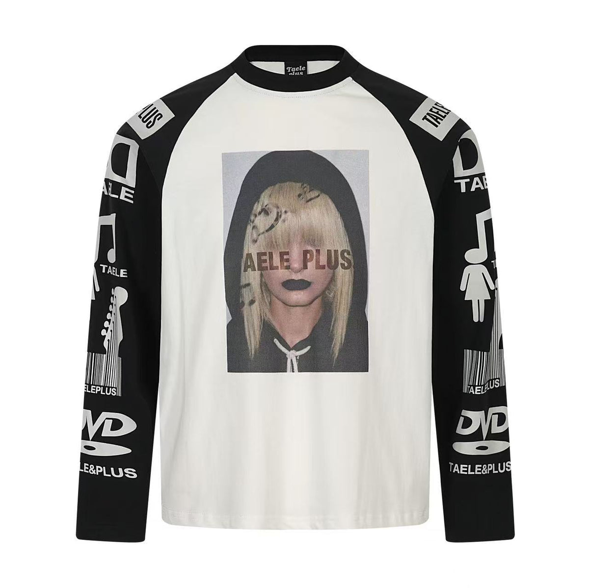 Graphic Portrait Raglan Long Sleeve