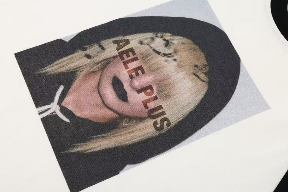 Graphic Portrait Raglan Long Sleeve