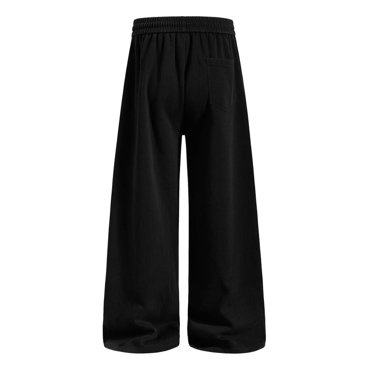 Studded Riveted Seam Detail Wide Leg Sweatpants