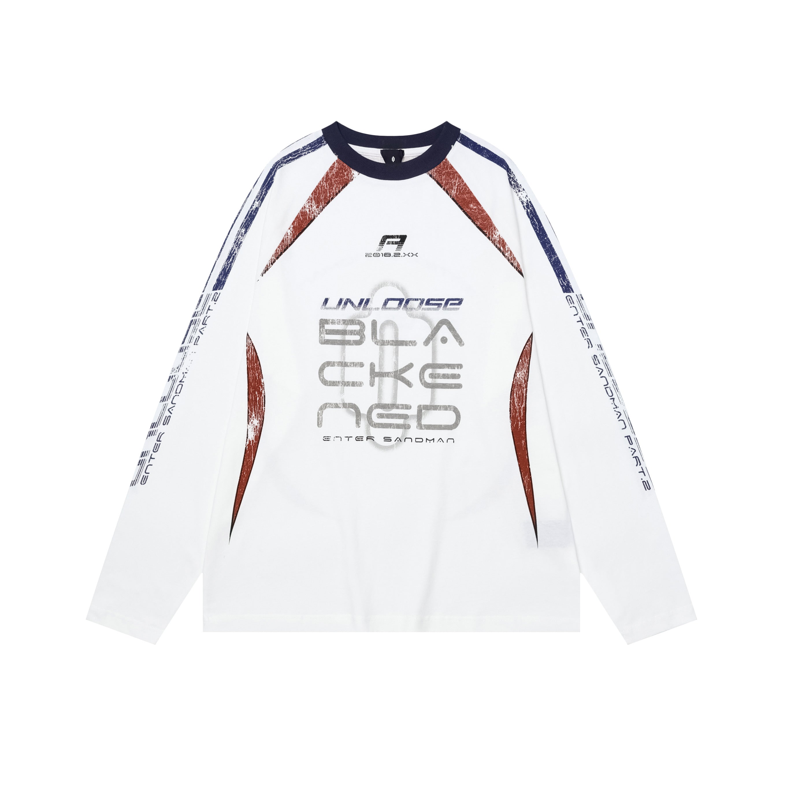 Retro Printed Long Sleeve