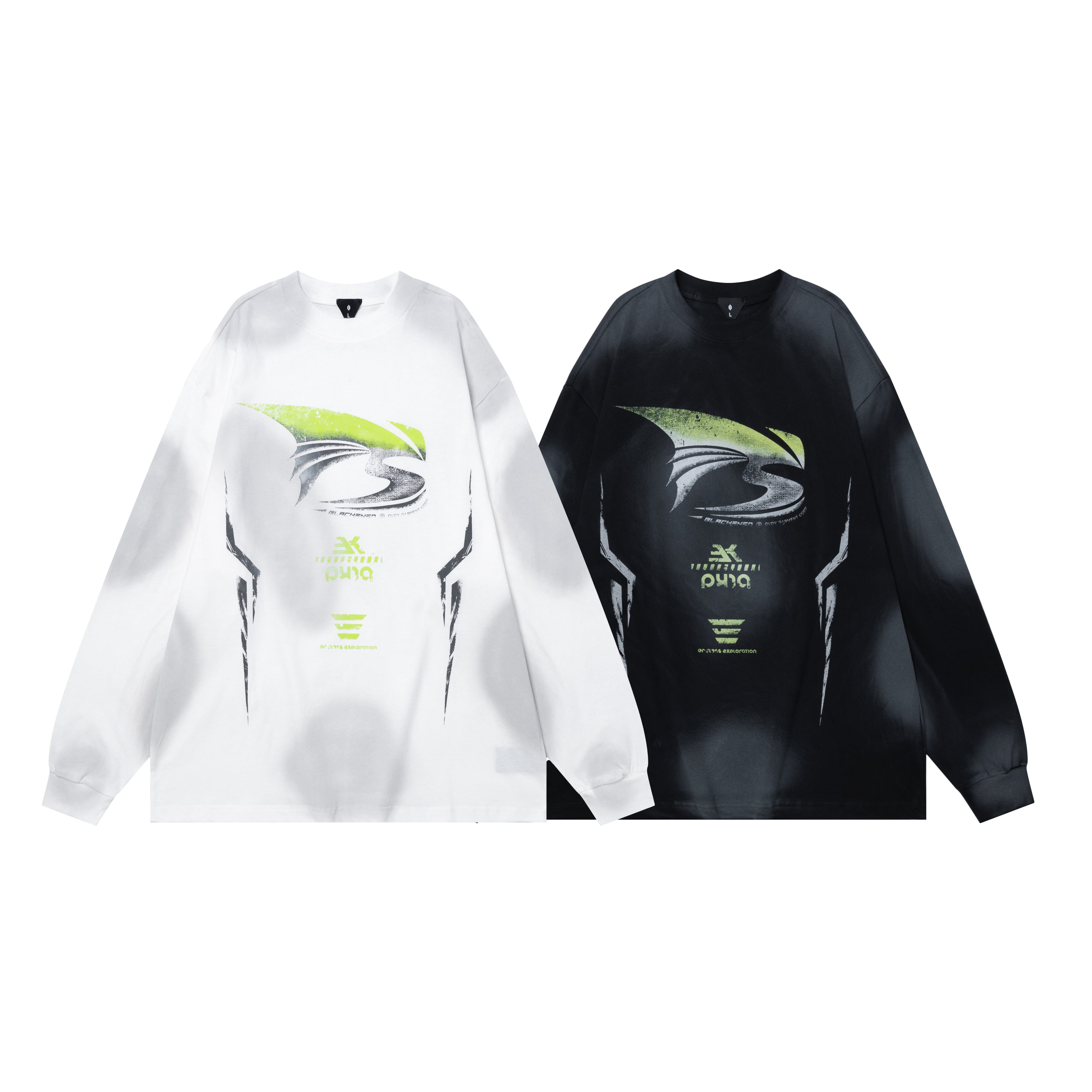 Retro Printed Long Sleeve