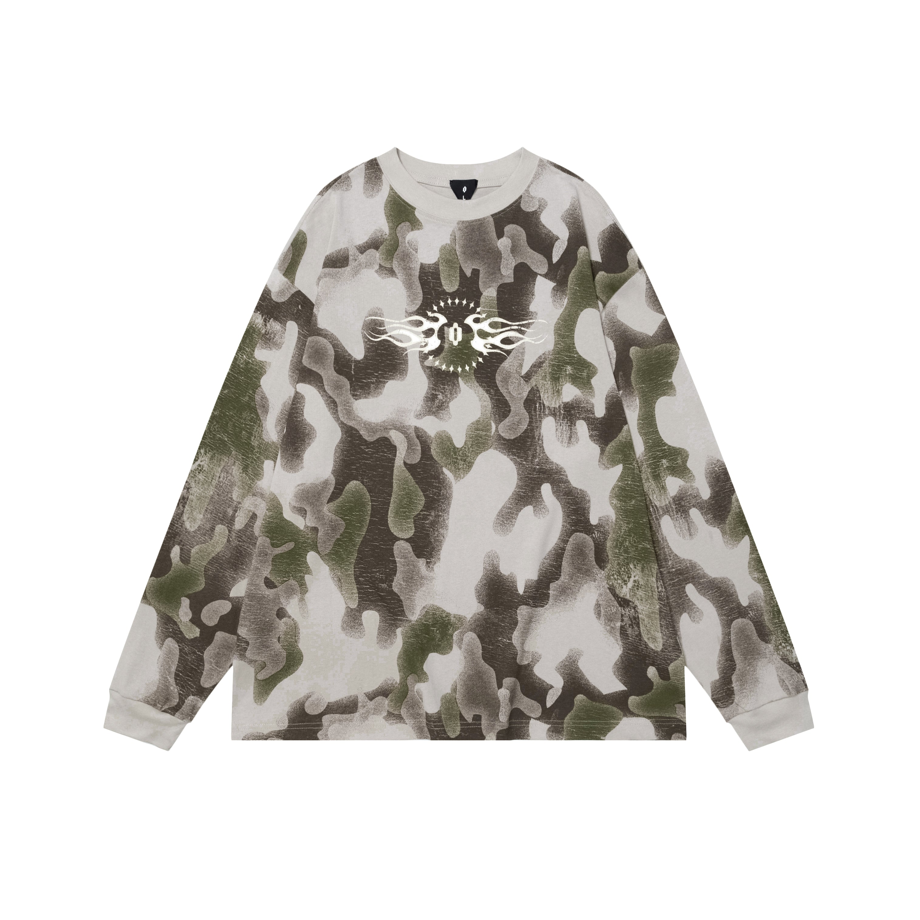 Camo Printed Long Sleeve