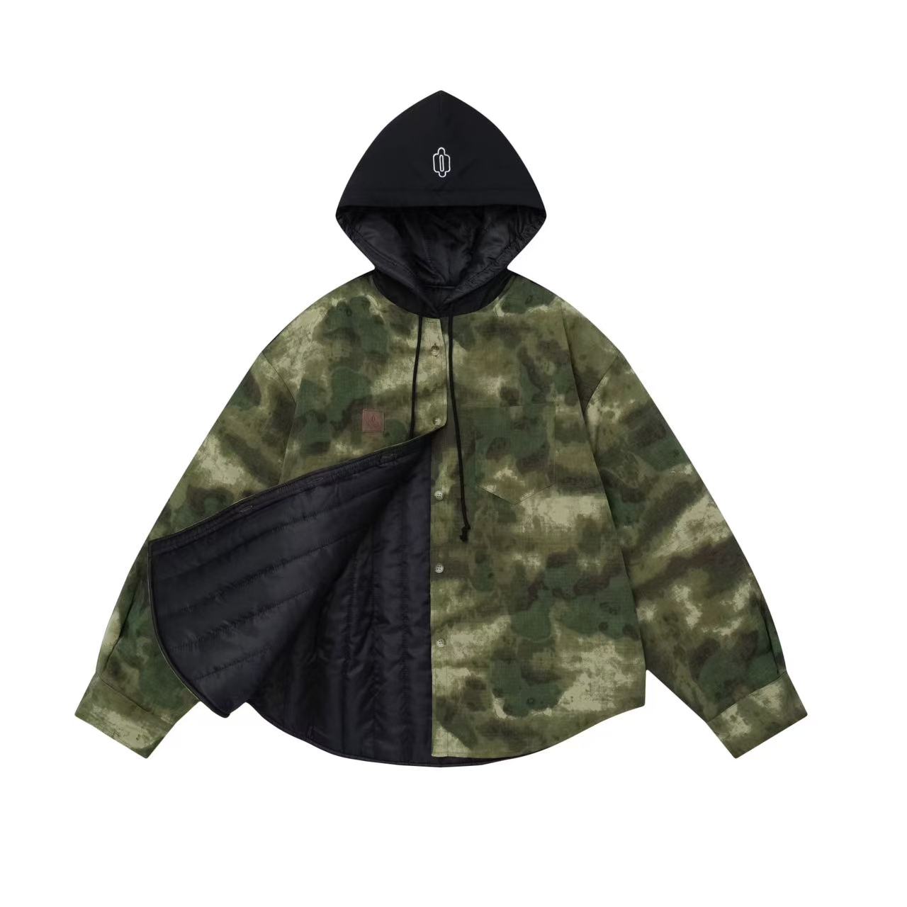 Retro Camo Quilted Jacket