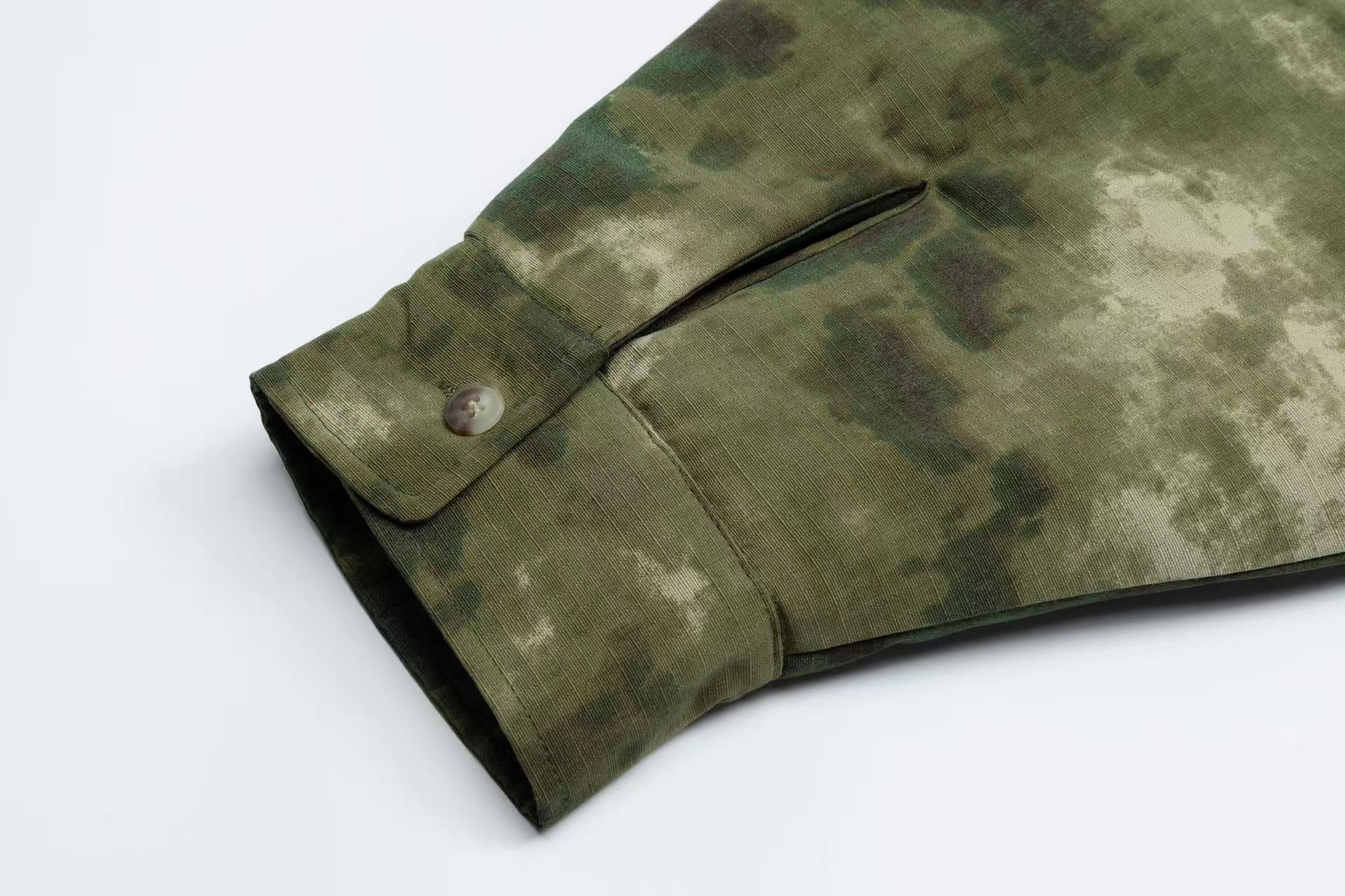 Retro Camo Quilted Jacket