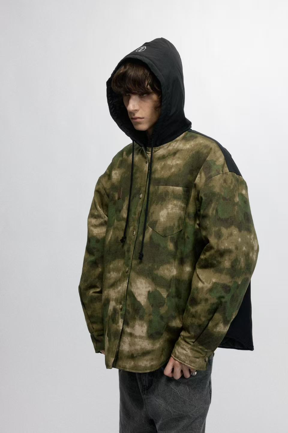 Retro Camo Quilted Jacket