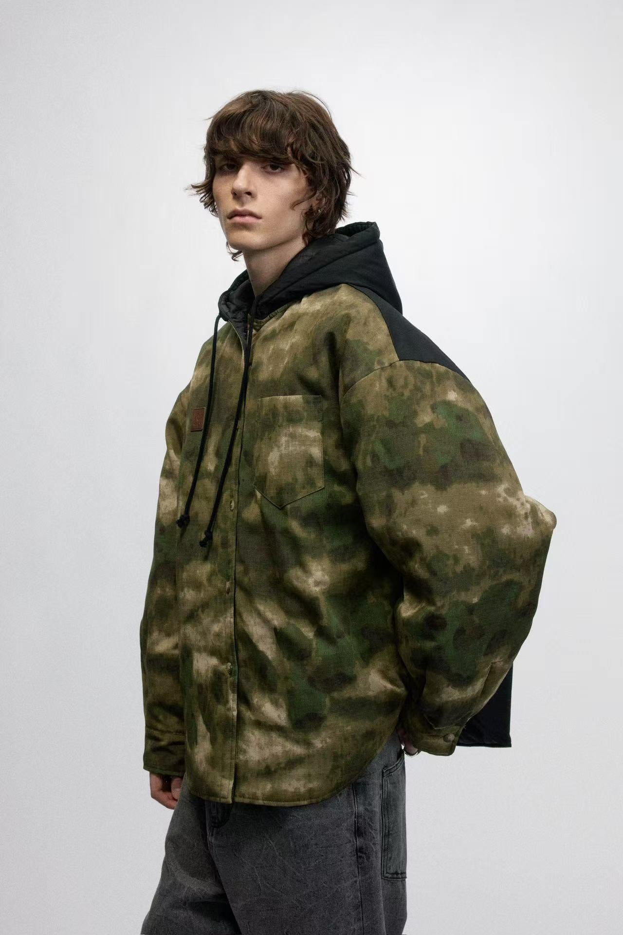 Retro Camo Quilted Jacket