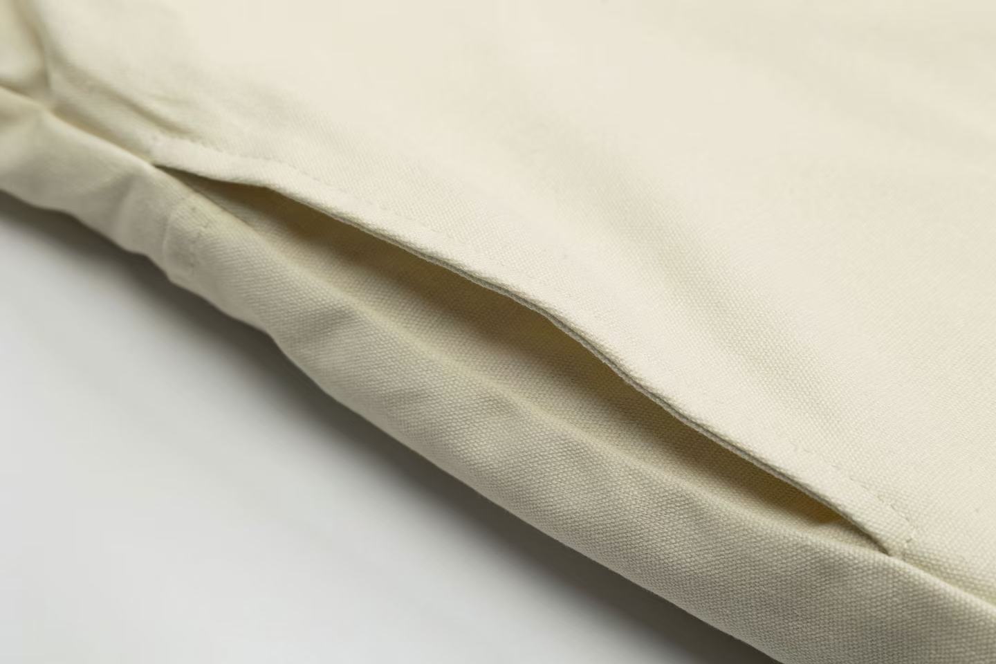Canvas-Corduroy Blend Hooded Coat