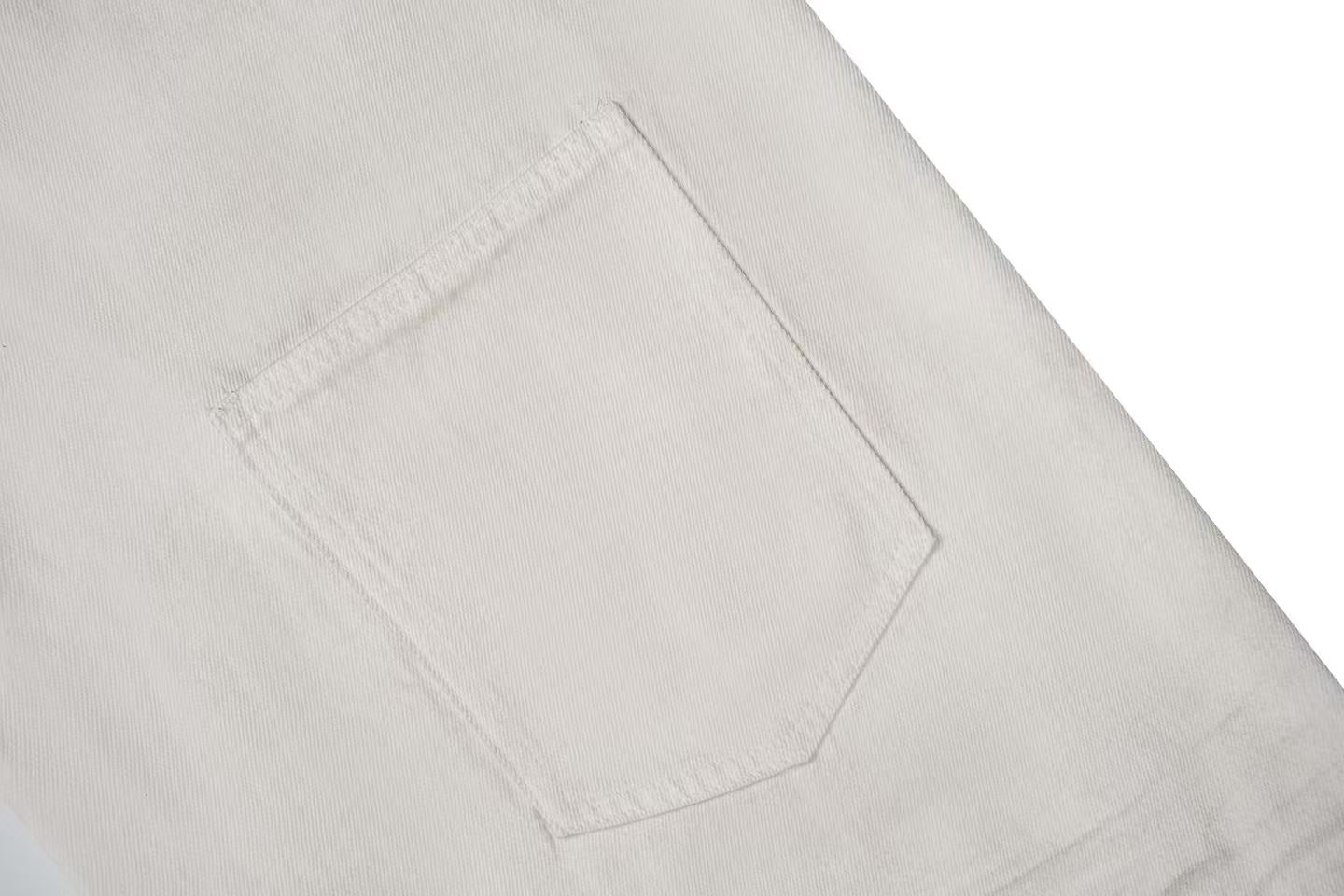 Distressed Wide-Leg Cargo Pants