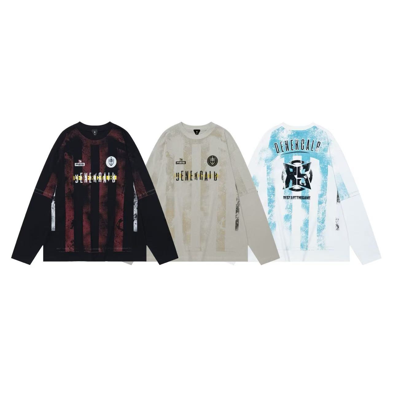 Retro Printed Long Sleeve