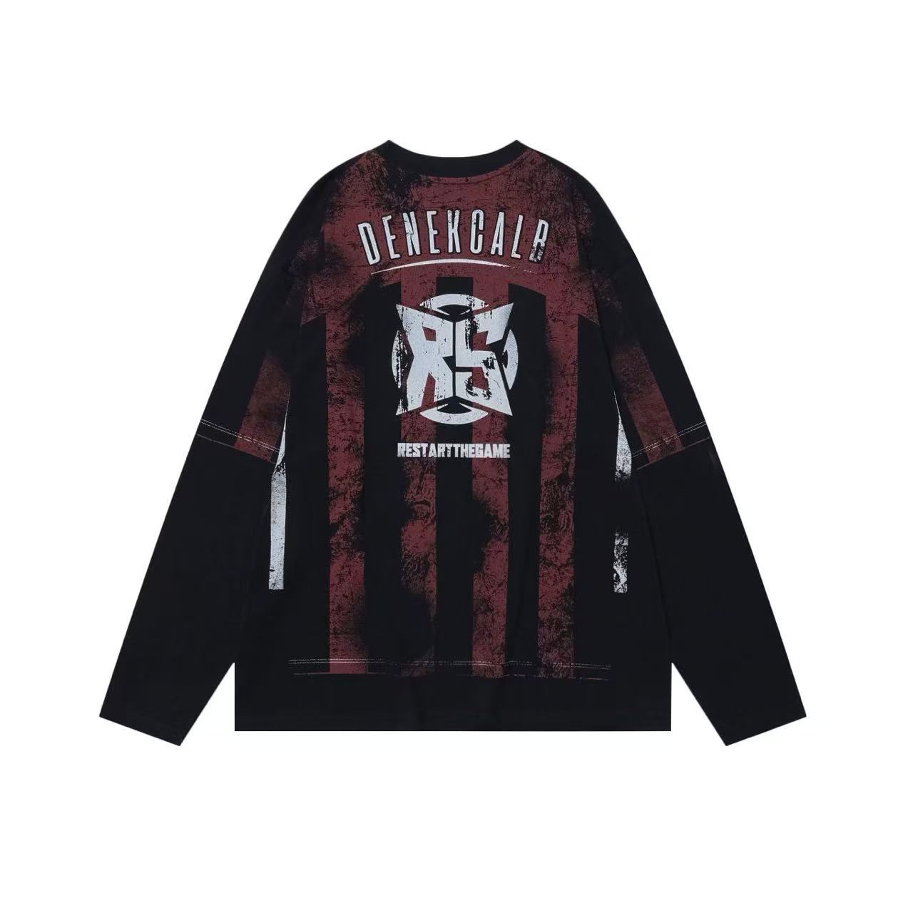Retro Printed Long Sleeve