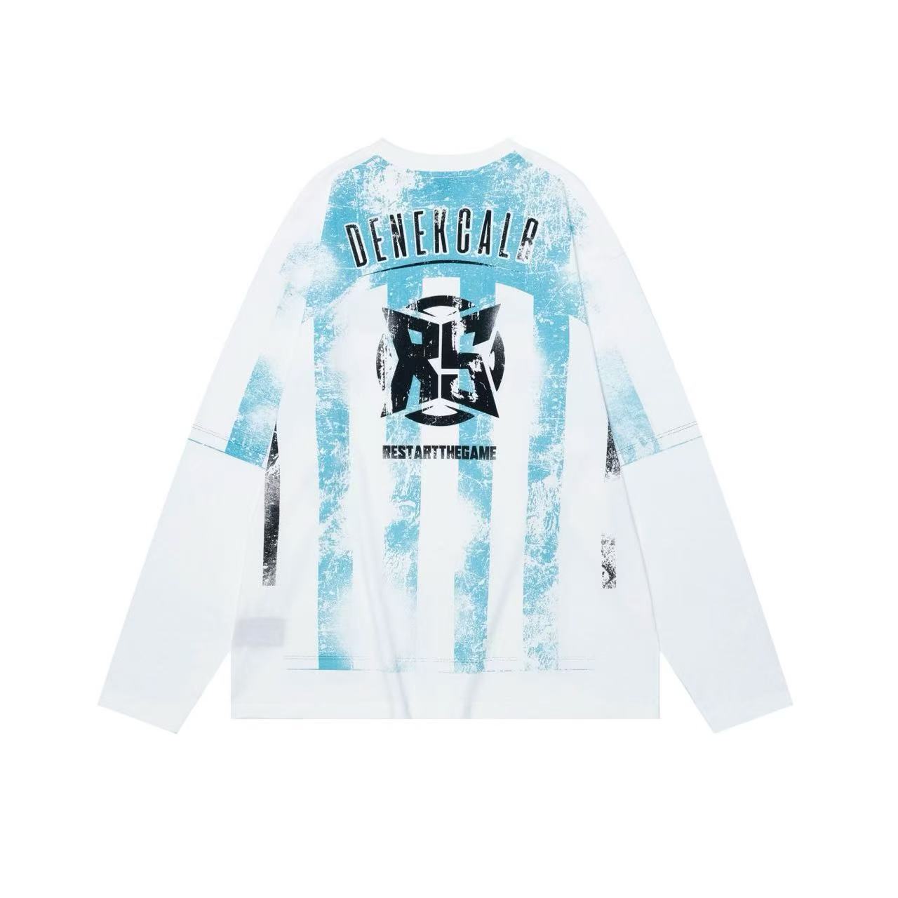 Retro Printed Long Sleeve