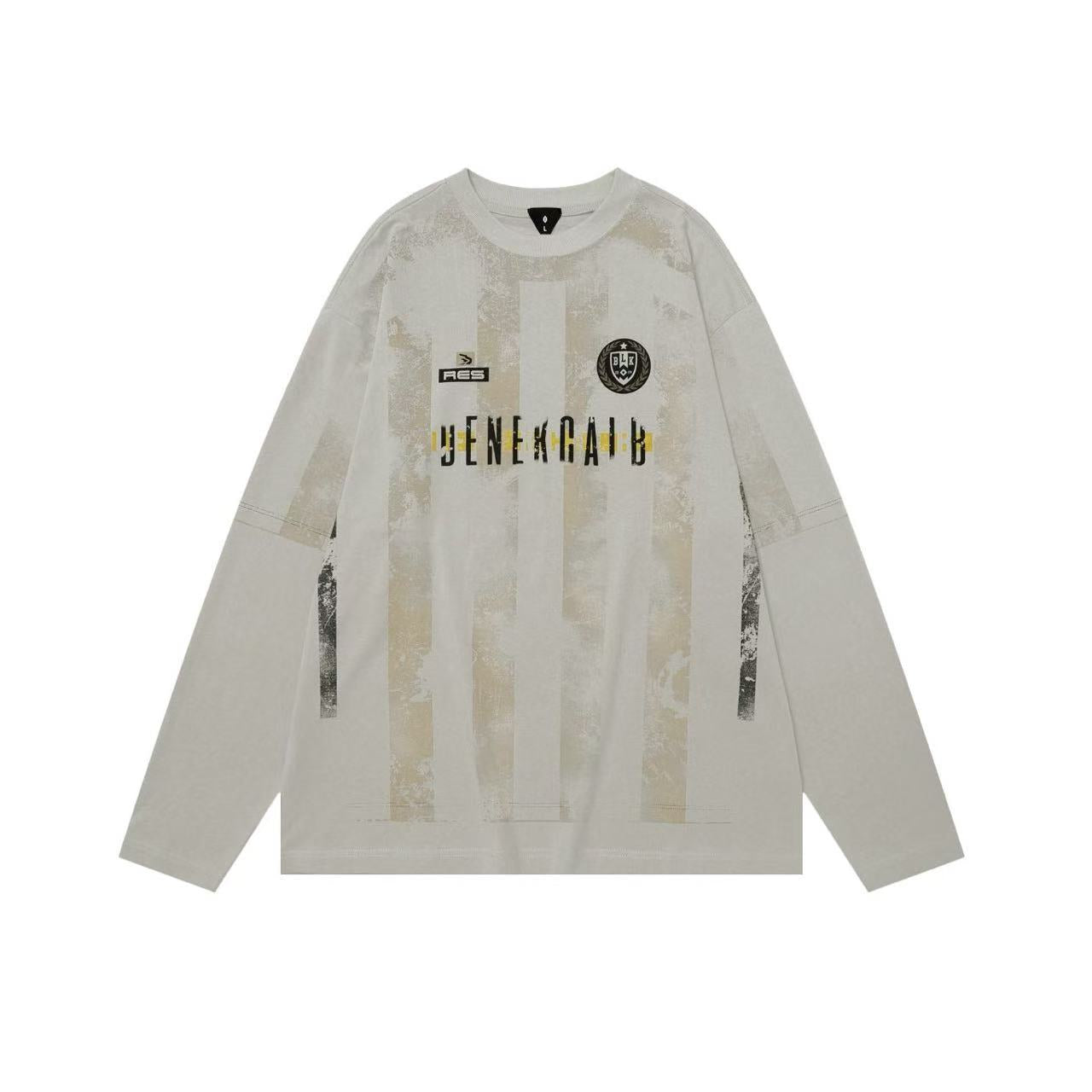 Retro Printed Long Sleeve