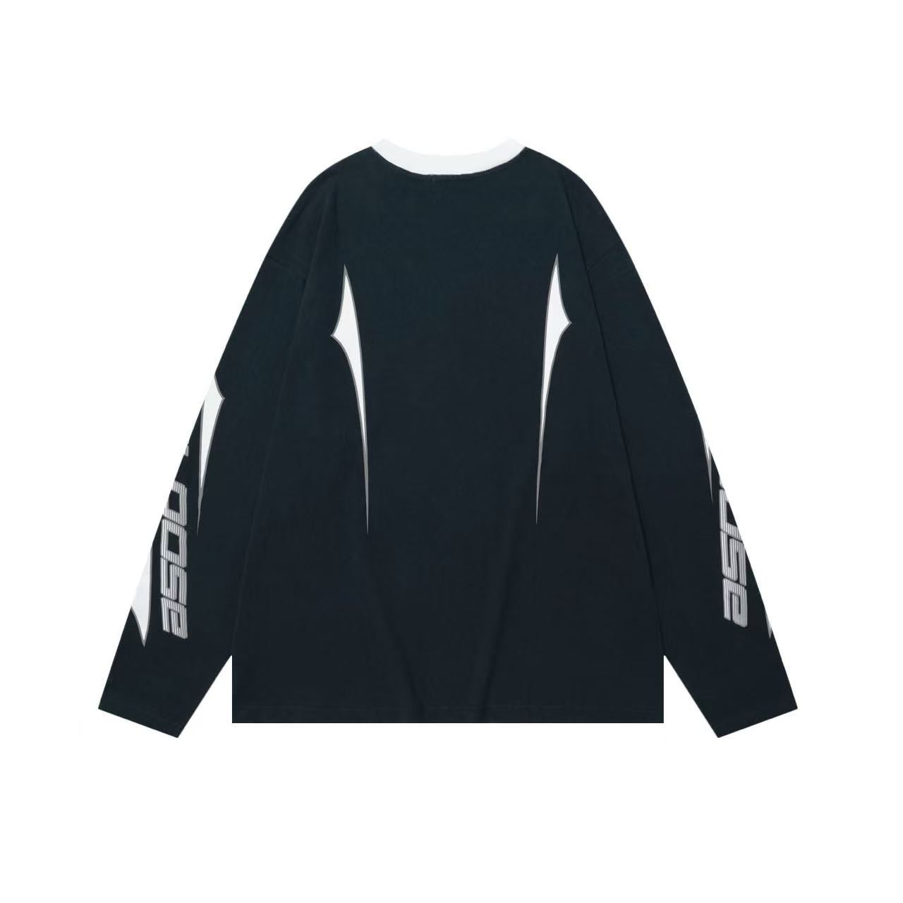 Retro Printed Long Sleeve