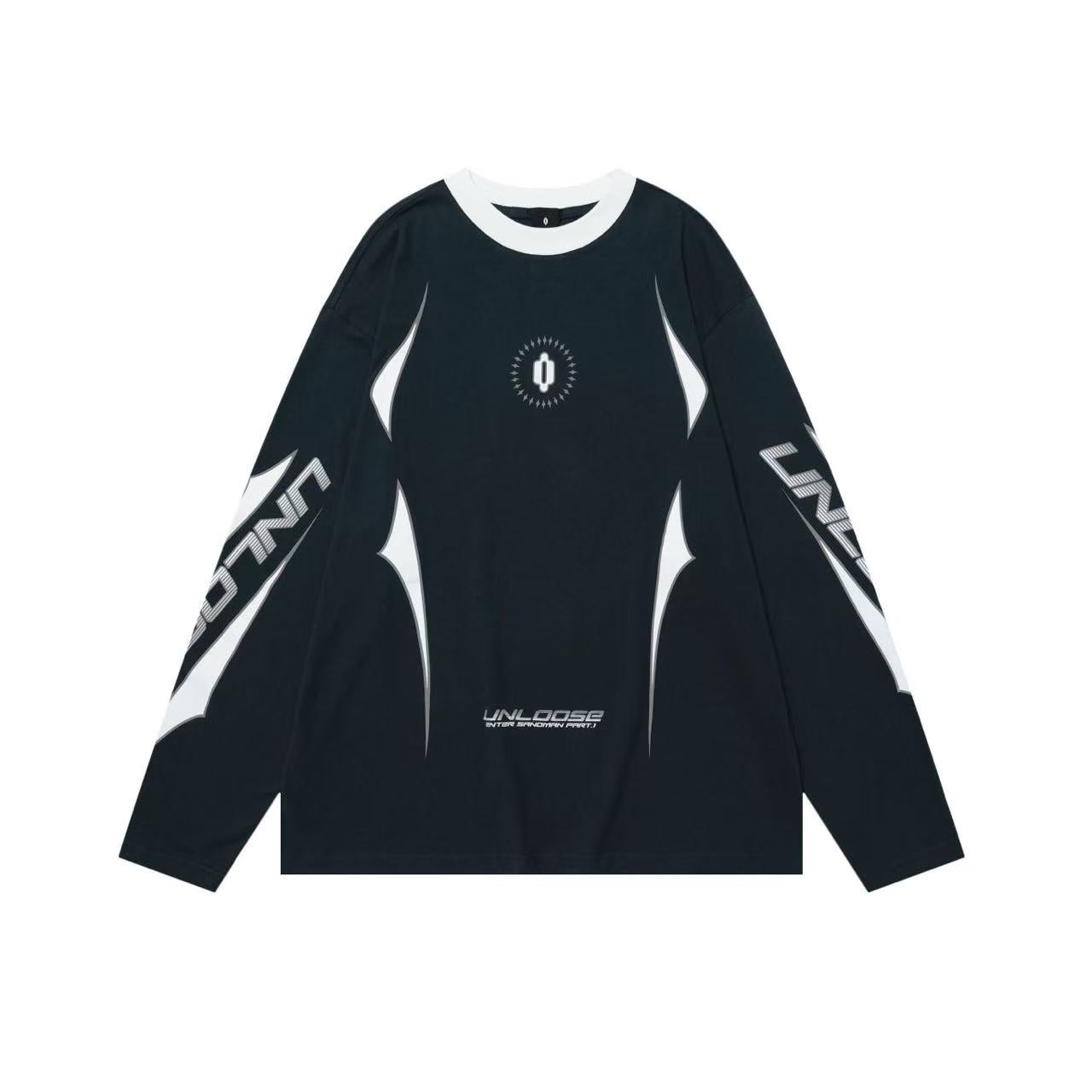 Retro Printed Long Sleeve