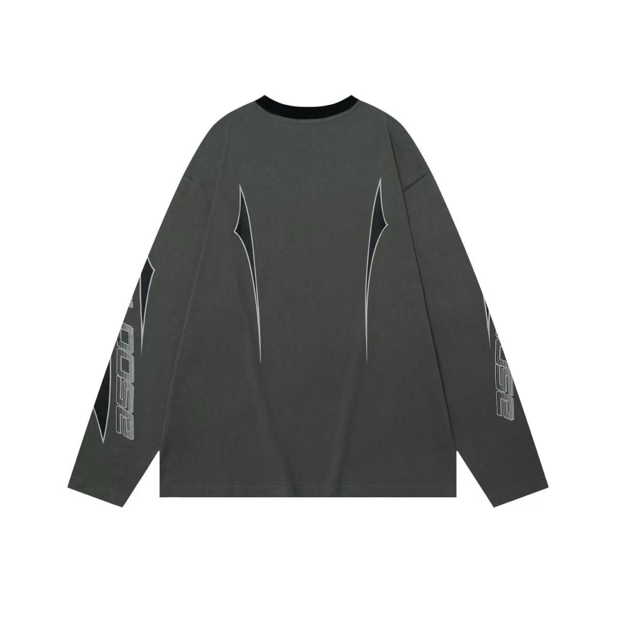 Retro Printed Long Sleeve