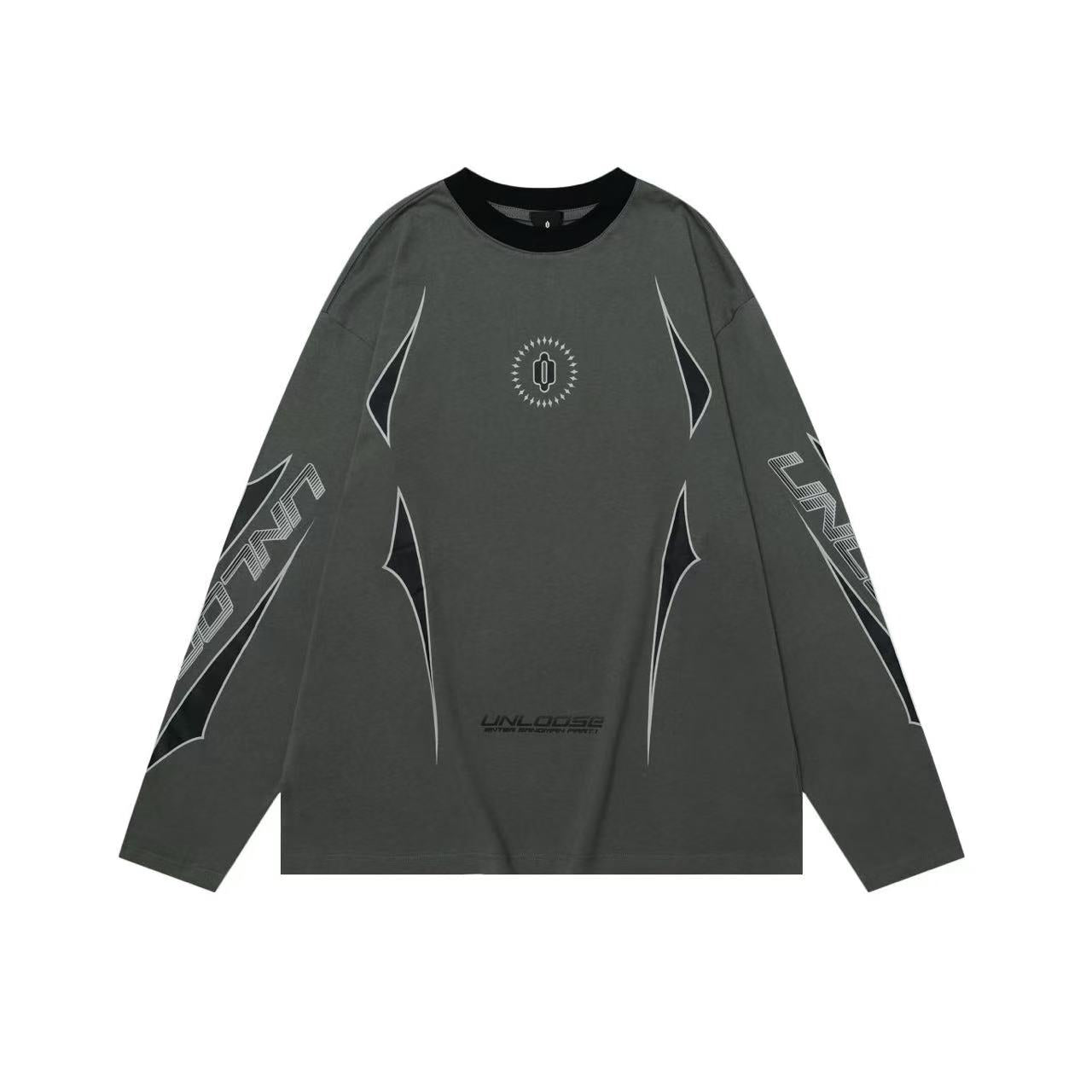 Retro Printed Long Sleeve