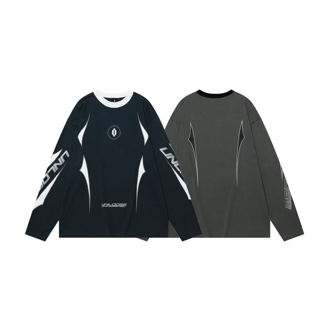 Retro Printed Long Sleeve