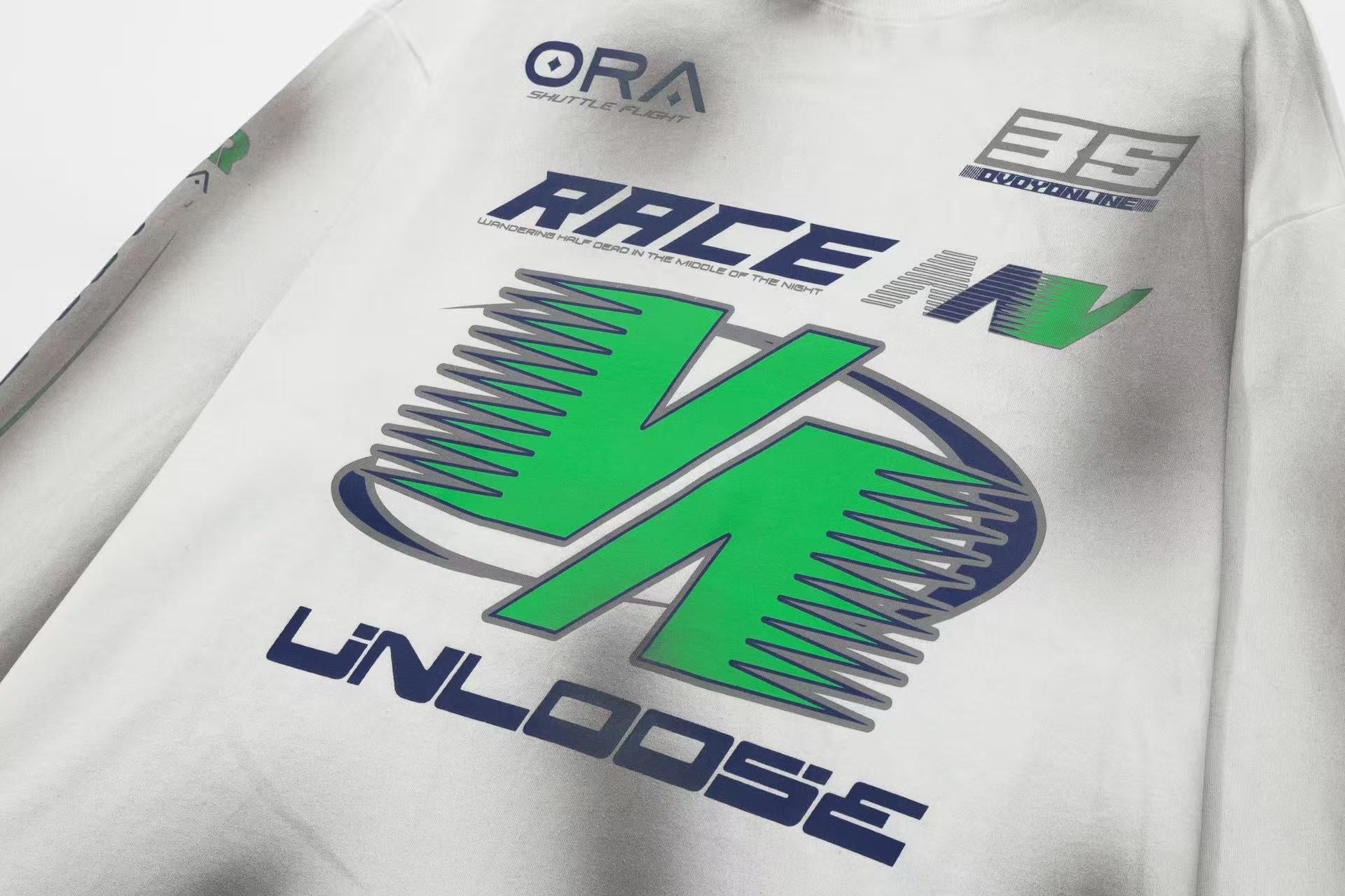 Retro Printed Long Sleeve