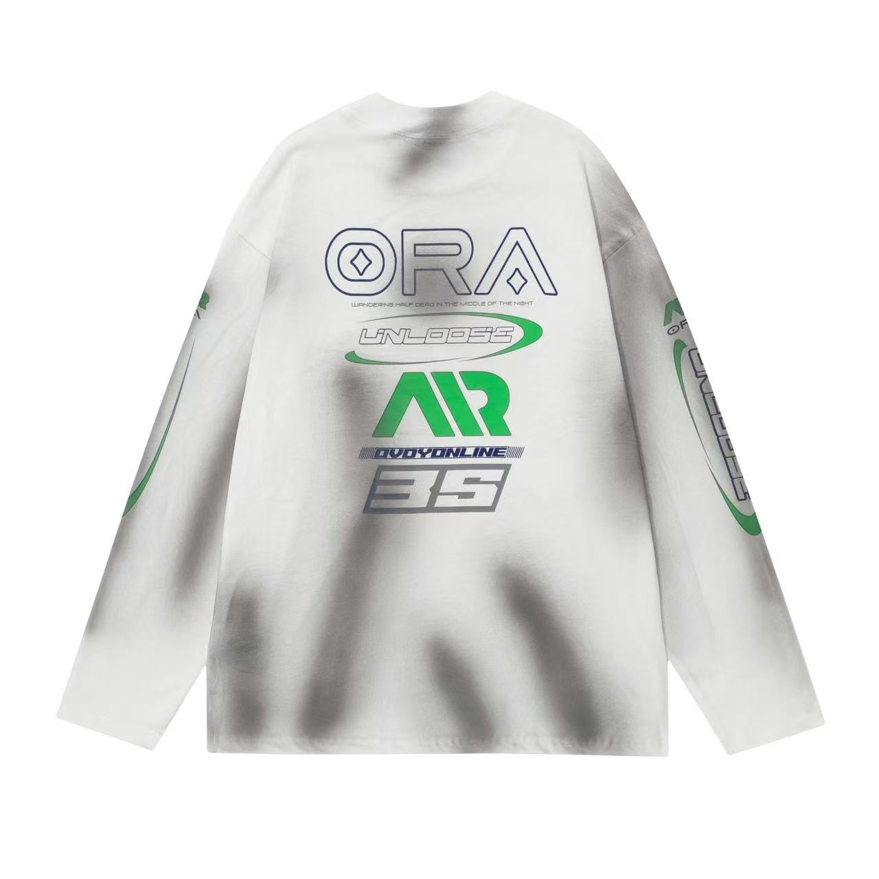 Retro Printed Long Sleeve