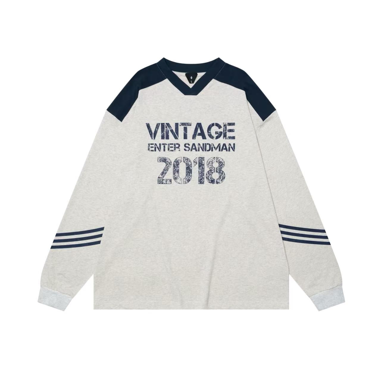 Retro Printed Long Sleeve