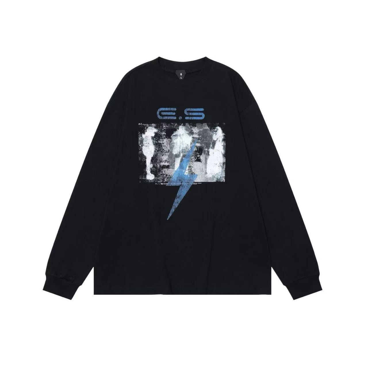 Retro Printed Long Sleeve