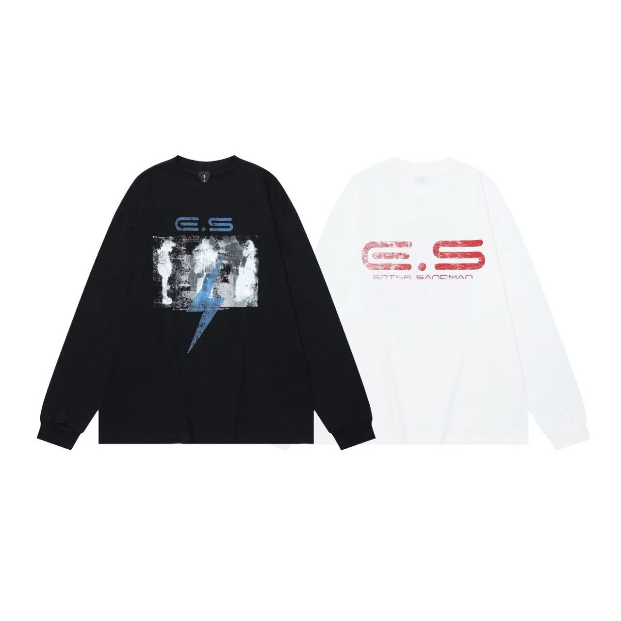 Retro Printed Long Sleeve