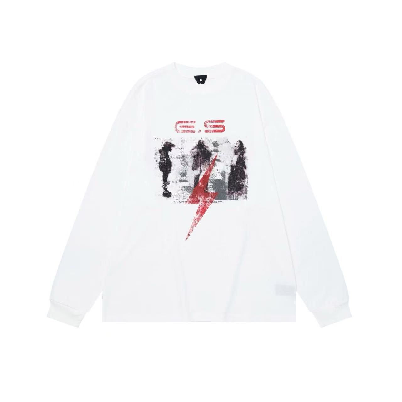 Retro Printed Long Sleeve