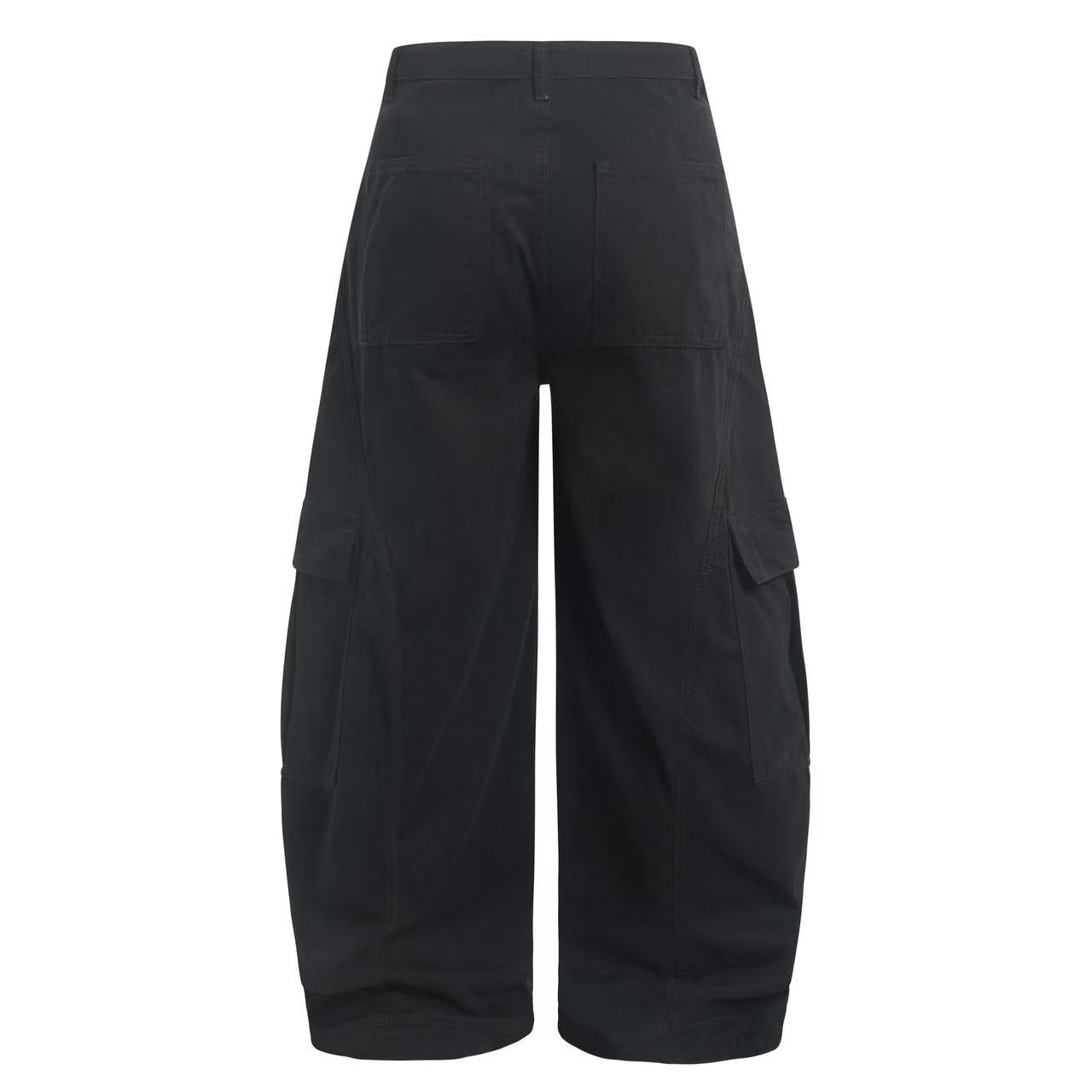 Wide-Leg Cargo Pants