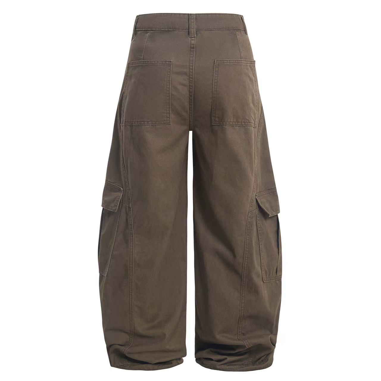 Wide-Leg Cargo Pants
