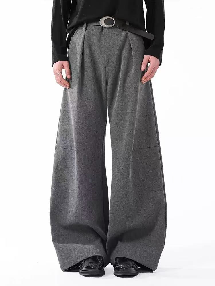 Wide-Leg Suit Pants
